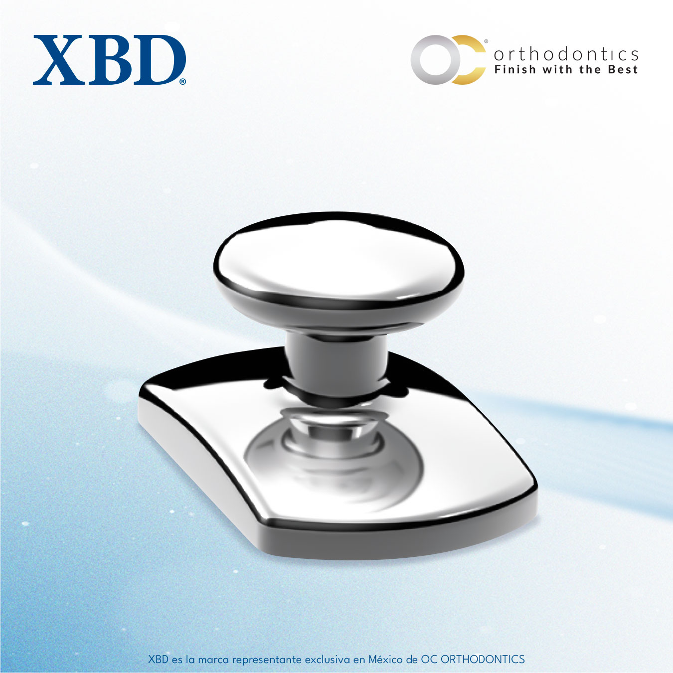 Boton lingual rectangular