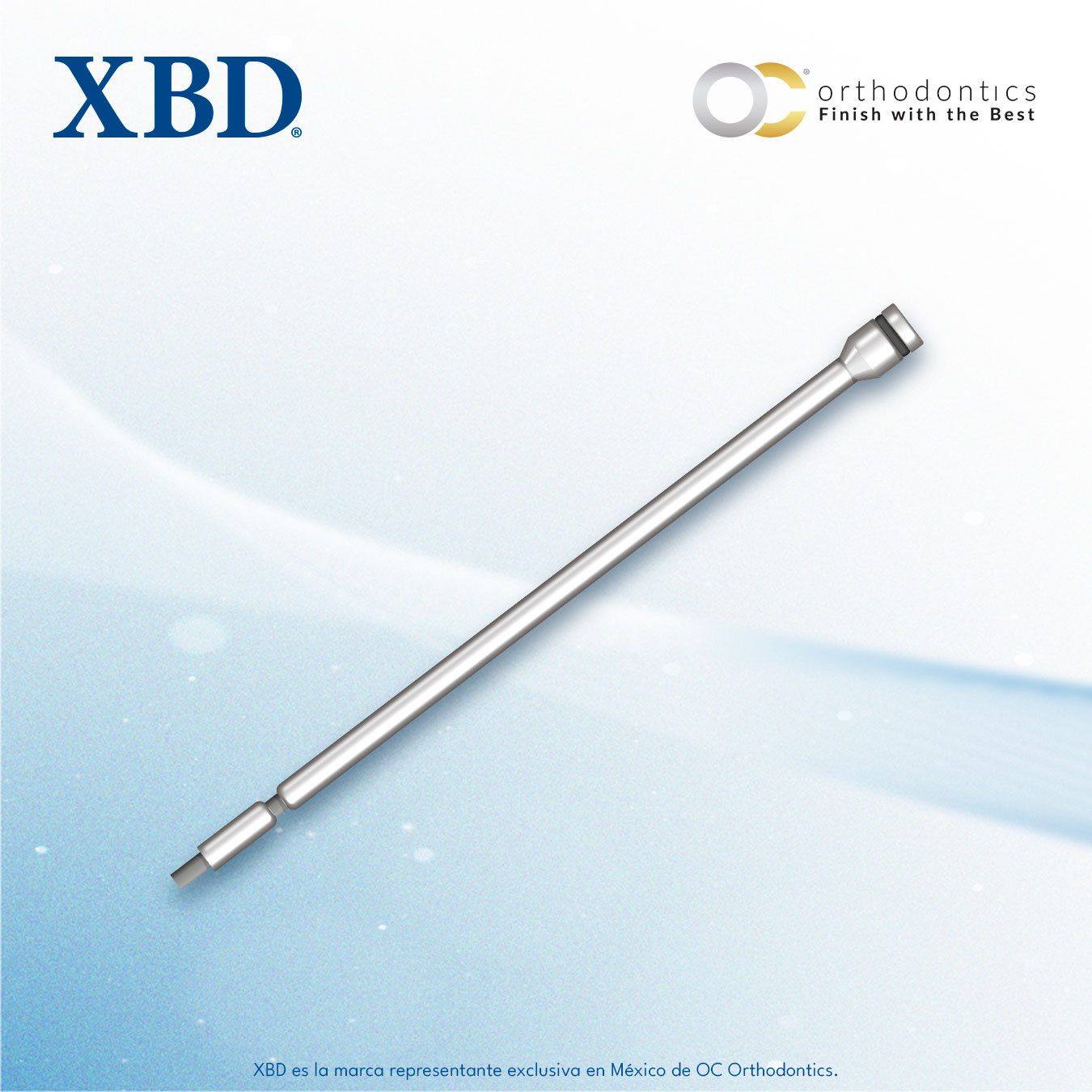 Extension larga para maneral para microtornillos o microimplantes